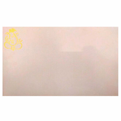 Gorgeous Gold Wolly Ganesha Laser Cut Wedding Card - KNK30610