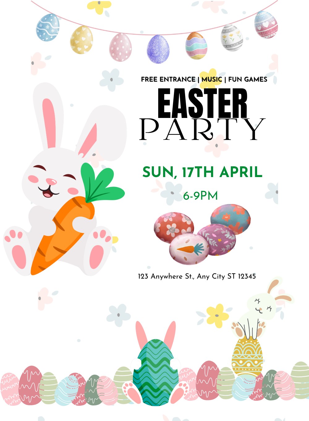 Pastel-hued Easter Invitation-AAEAS002