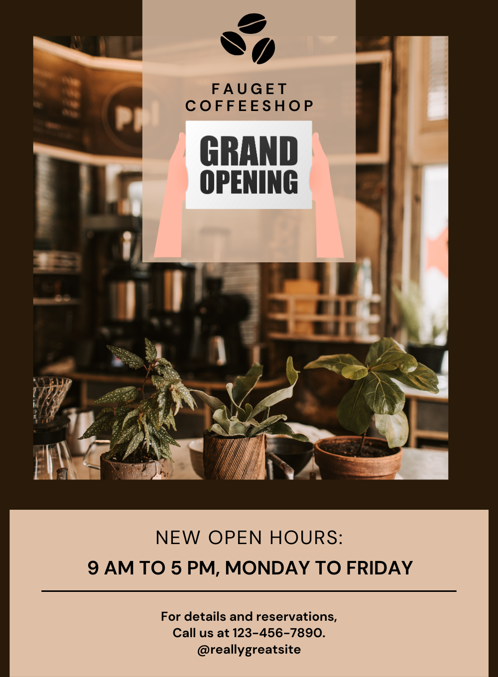 Pastel Plants Grand Opening Invitation-AAGRA004