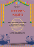 Pastel Purple Dandiya Invitations-AADDI011
