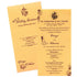 Selling Cream single sheet with ganesha  invitation card online. Buying invitation cards made easy with King of Cards! &