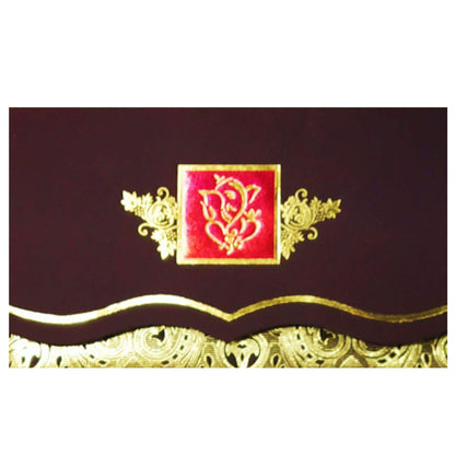 Black Personal Invitation Card