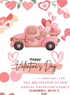 Pink Ladder Valentines Day Invitation-AAVAl009