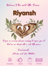 Pink Joy Baby Birth Announcement Invitations-AABBA014
