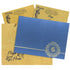 Check out our super cool collection of Blue padded embossed design gold foil design  invitation card at best price. &