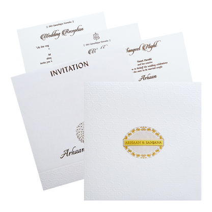 Make your event special with our exclusive Creamy White Padded Invitation. Shop now! ?WhatsApp Support ?Express Delivery.