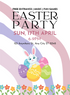 Purple-tastic Easter Invitation-AAEAS003