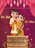 Purple Caricature Marathi Wedding Invitation-AAMAI009