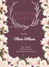Purple Elegance Dinner Party Invitation-AADNI011