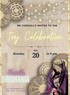 Purple Passion Teej Invitation-AATEE008