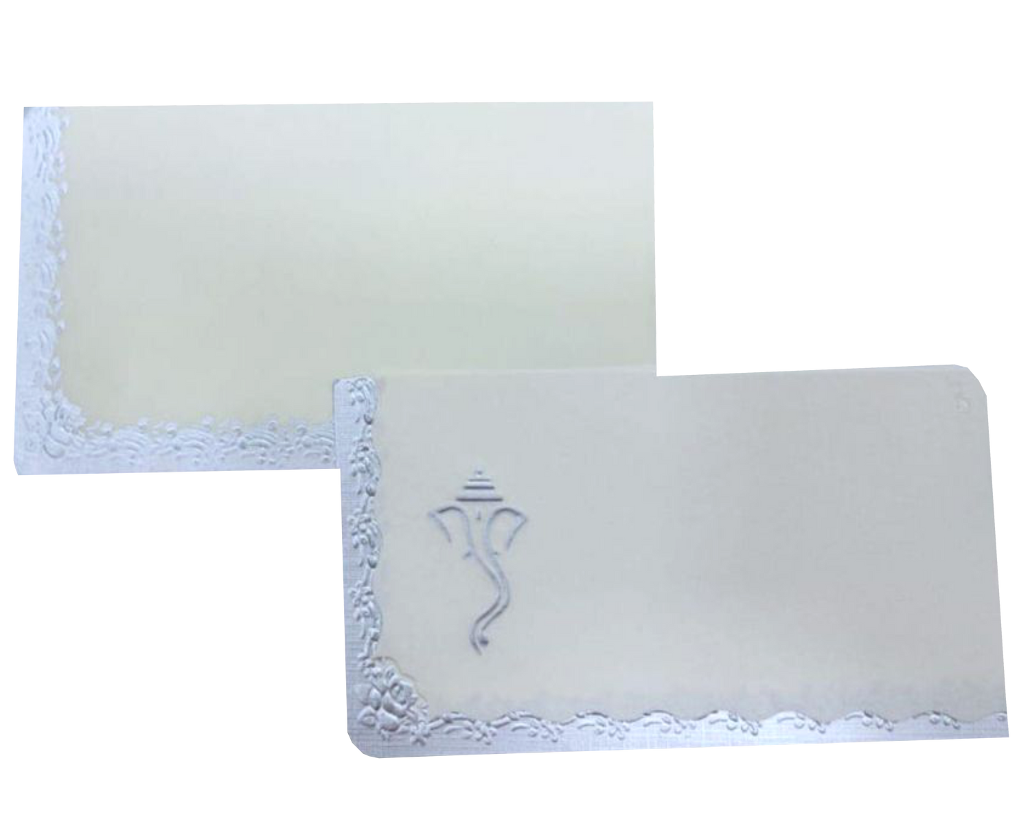 White Personal Invitation Card-xp038