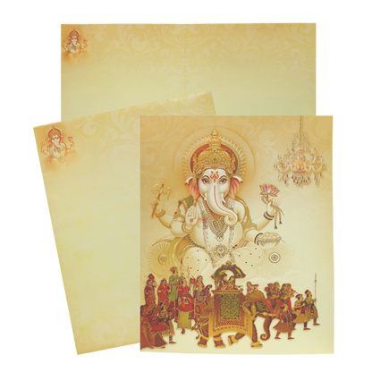 Sandal Jumbo Offset Ganesha With Baraat Print-KNKJ1083