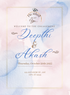 Pink Elegance Engagement Invitation-AAENG001