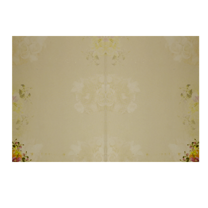 Colourful Cream Classic Offset Invitation Card-KNCA211C