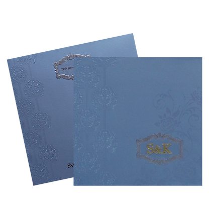 Blue Wedding Card-KPR09120