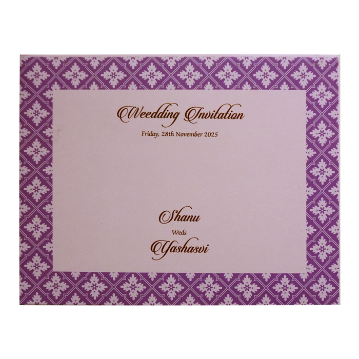 Pastel Pink Wedding Invitation-King of Cards
