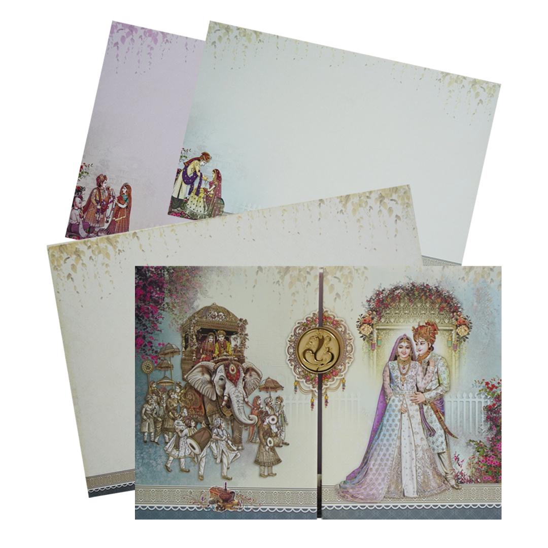 Make your event special with our exclusive Lime Yellow Door Padded Wedding Card Design. Shop now! ?WhatsApp Support ?Express Delivery.