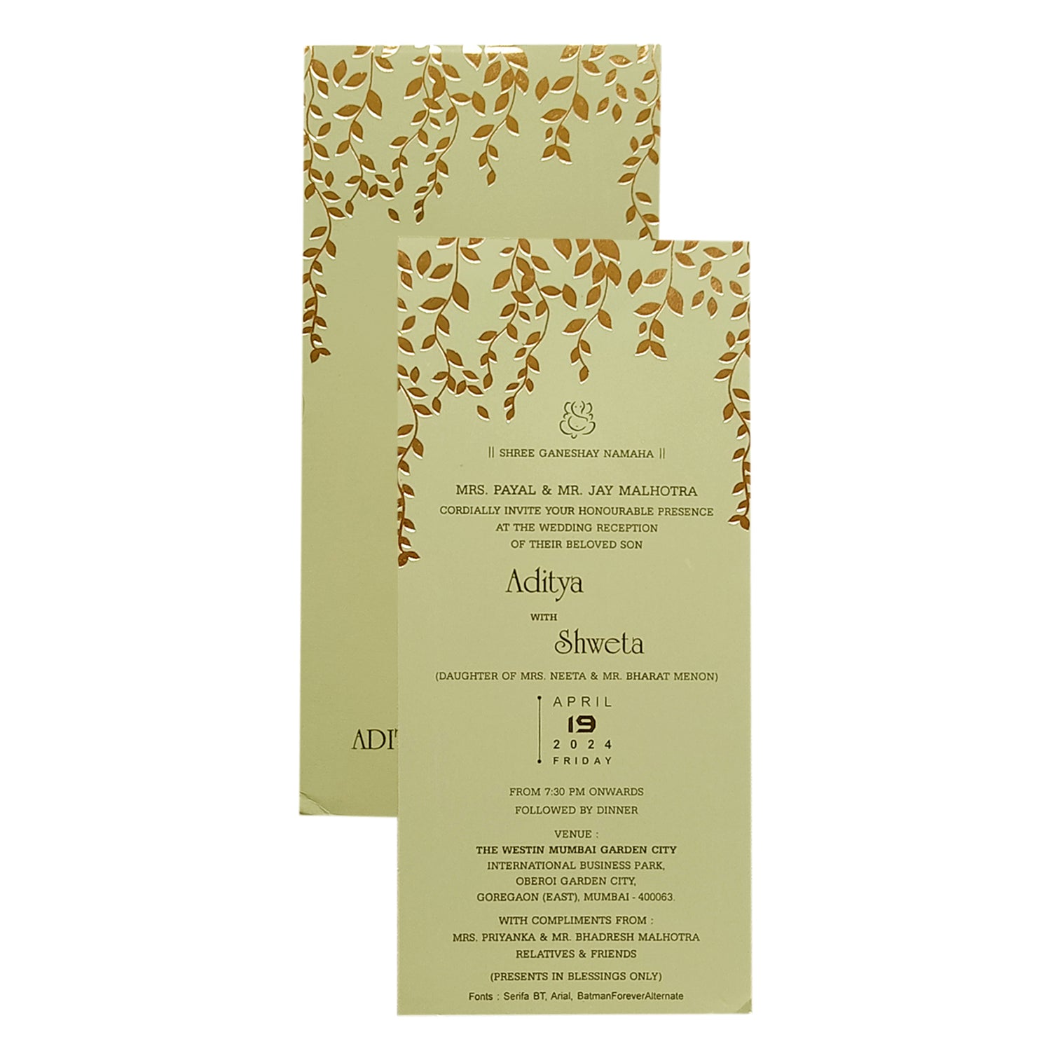 Invitation Card - KRCS6292