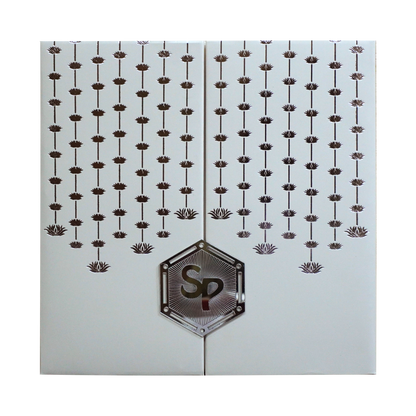 White Door Padded Wedding Card-King of Cards