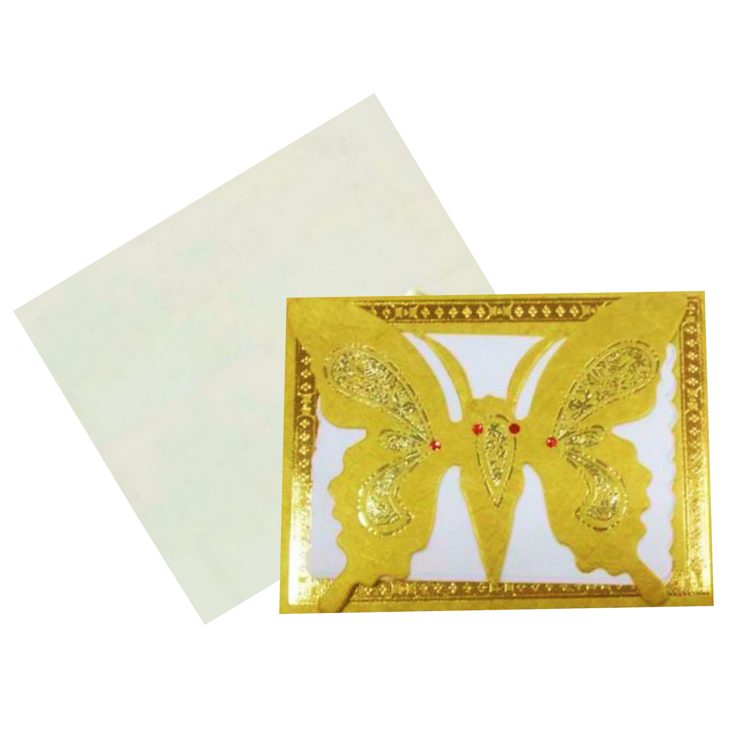 Yellow Butterfly Invitation Card-CXP136