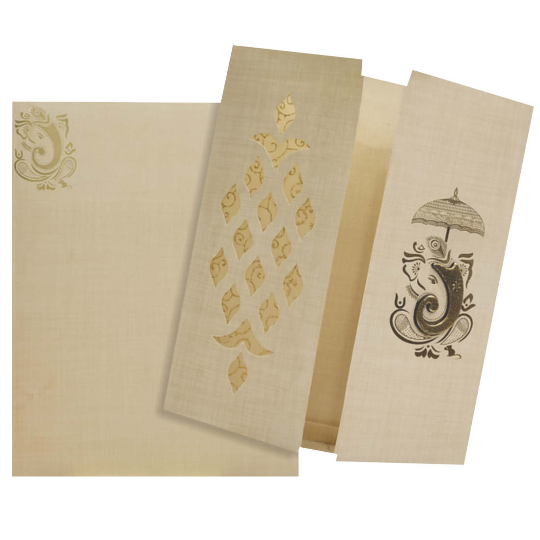 Sandal Jumbo Metallic Die Cut With Gold Wolly-KNK5023S