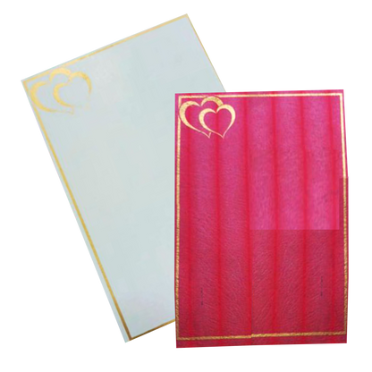 White Single Sheet Invitation Card-XP071