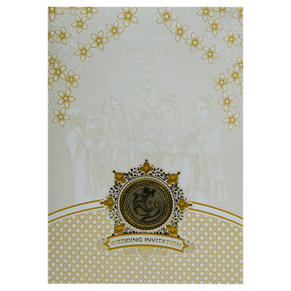 Light Orange Wedding Card-King of Cards