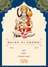 Pink Floral Balaji Chowki Invitation-AABCI002
