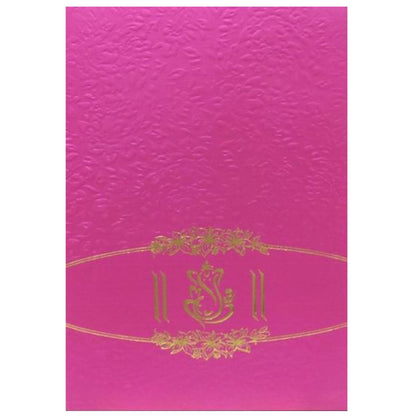Pink Padded Invitation Card-Knk4137