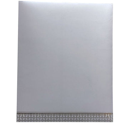 Pearl Purple Embossed Invitation Card-King of Cards