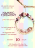 Rainbow Stripes Naming Ceremony Invitations-AANCI006