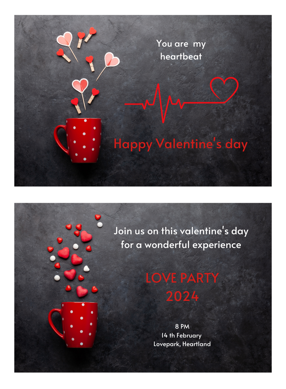 Red Mug Valentine s day Invitation-AAVAl016
