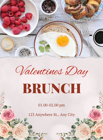 Red Valentine Breakfast and Lunch-AABLH011