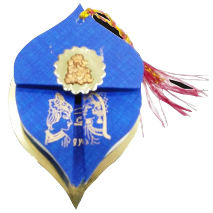 Blue personal coconut design invitation card-KNKSP727