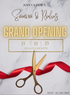 Ribbon Scissor Grand Opening Invitation-AAGOI012