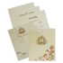 Beige Royal Floral Wedding Card Design-King of Cards