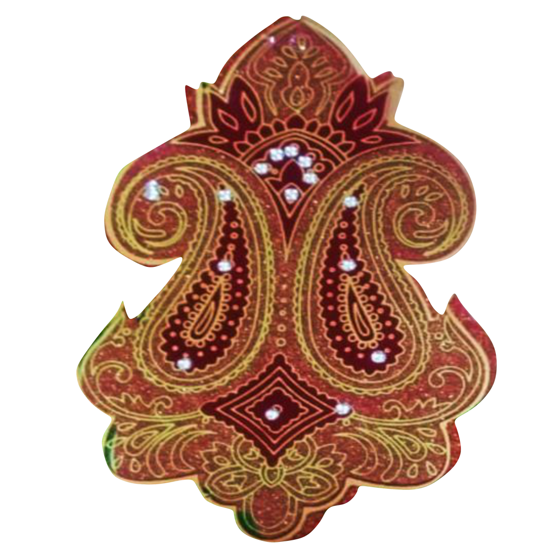 Red Designer Personal Invitation-CXP137