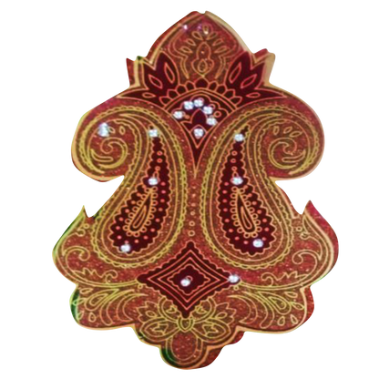 Red Designer Personal Invitation-CXP137