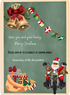 Rockin Red Christmas Invitation-AACSS007