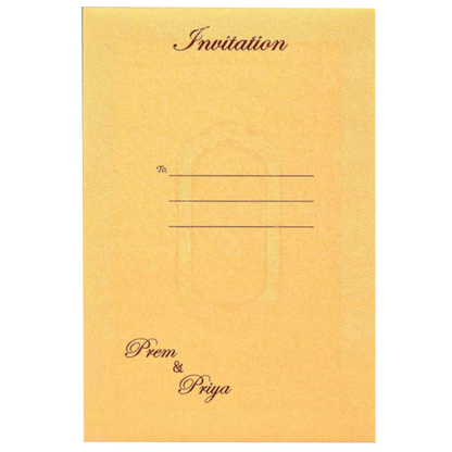 Blue Padding Invitation Card-Knk1870