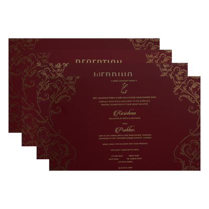 Red Marriage Invitation-KPR09570
