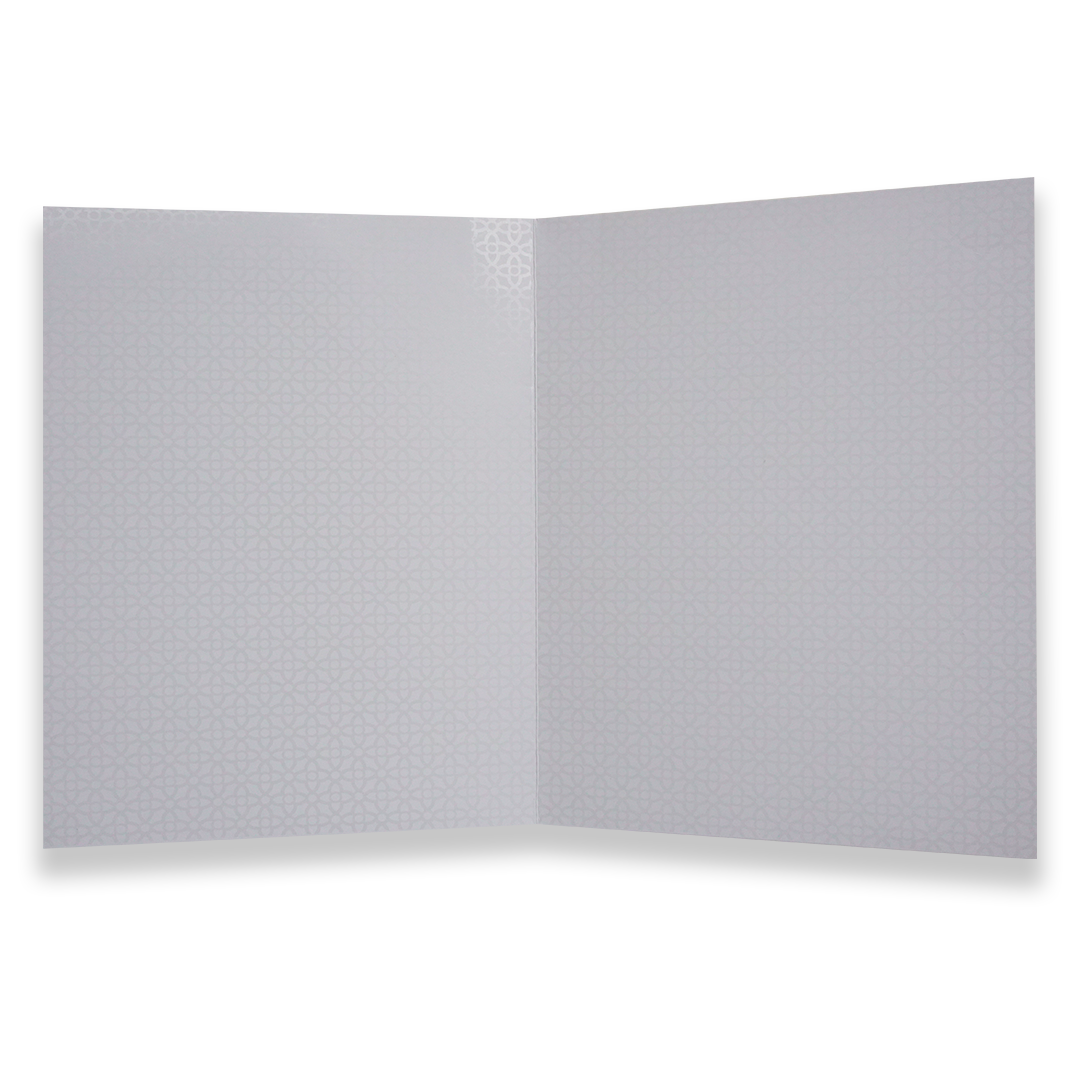 Green White Ganesha Floral Wedding Card - KNJS2087G