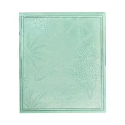 Regal Green Ganesha Wedding Card-KNAV1802