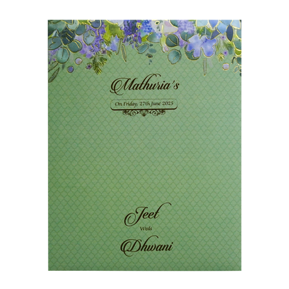 Light Forest Green Invitation-King of Cards