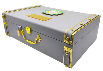 Grey Ultra Premium Luxury Invite With Two Sweet Boxes-KNKUP046-King of Cards