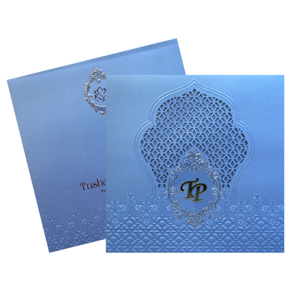 Light Blue MDF Invitation-KPR09340