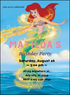 Shimmering Teal Mermaid Invitation-AAMER006