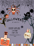 Spider-Infested Holloween Invitation-AAHOO019