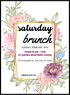 Spring Brunch Lunch & Brunch Invitation-AALUB005