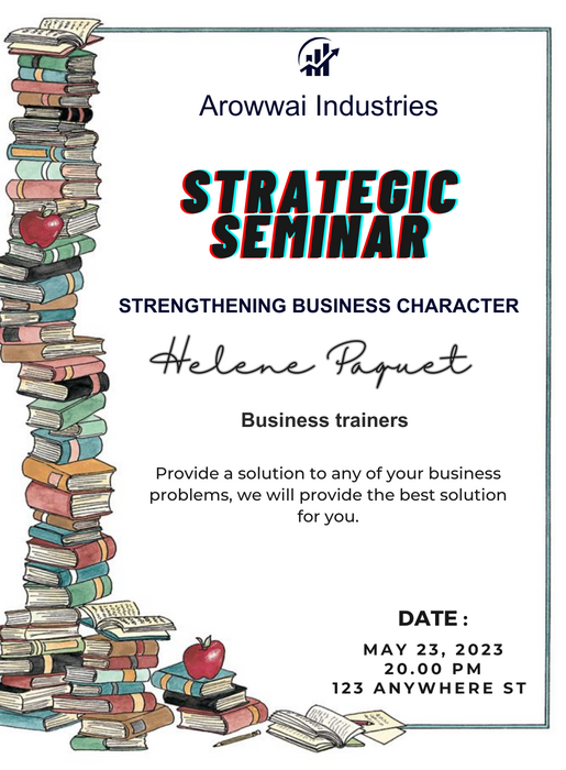 Stack of Books Seminar Invitation-AASMI002